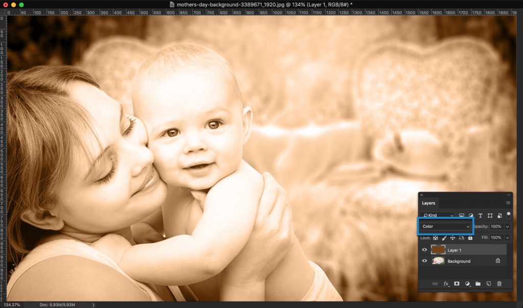 Create Sepia Effect in 1 Minute