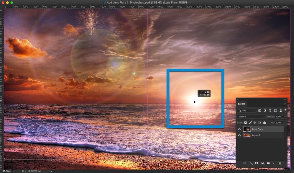 How to Add Lens Flare in