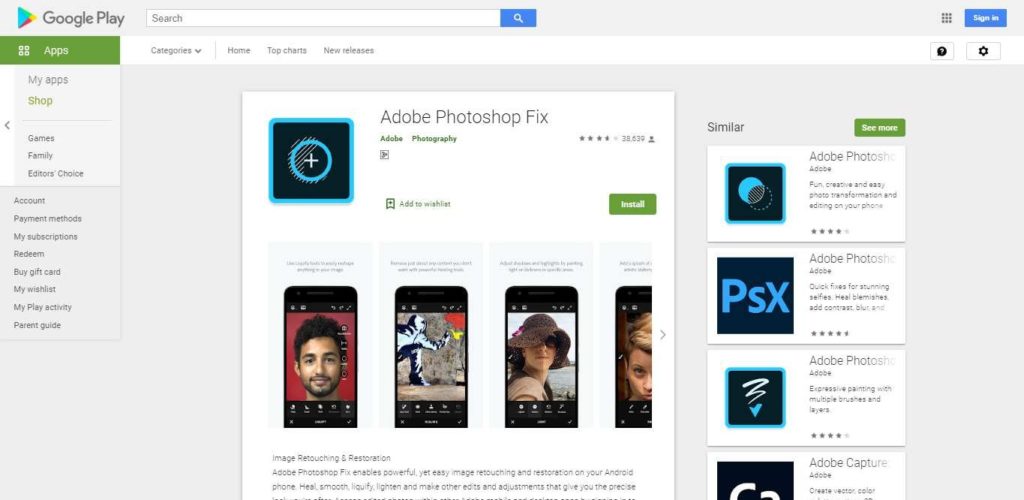 Adobe Photoshop Fix - Apps on Google Play