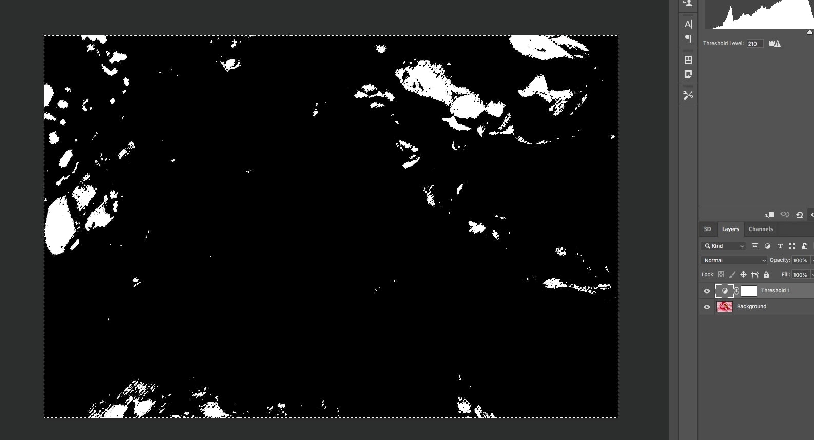 Create a Luminosity Mask with Threshold Adjustment Layers in Photoshop ...